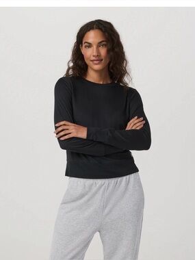 Vuori Women’s Daydream Crew Black Small NWOT
